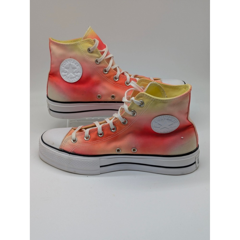 Converse Chuck Taylor All Star Lift Platform Hi Sunset Tie Dye Women's 10.5